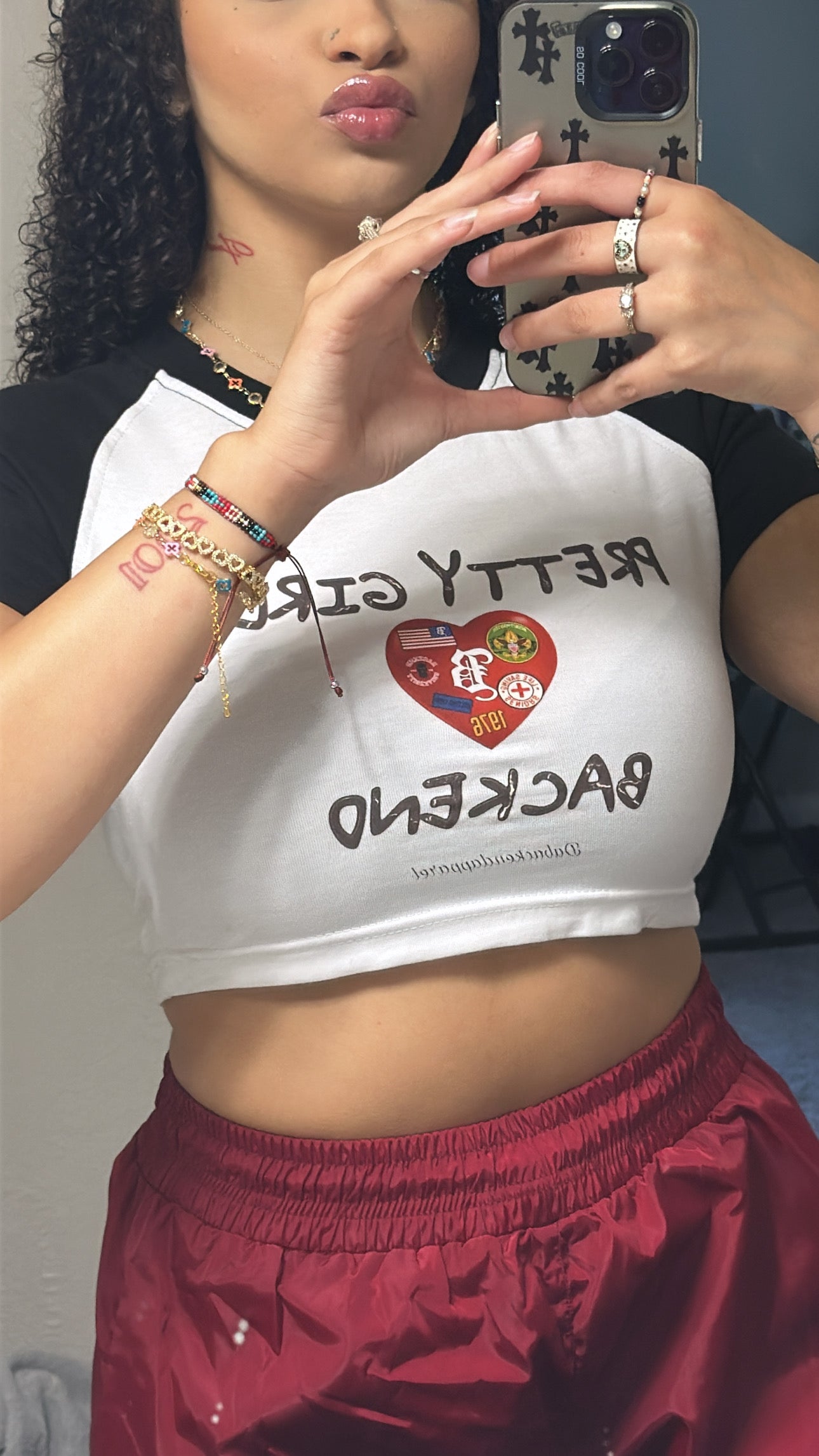 Pretty girls crop top