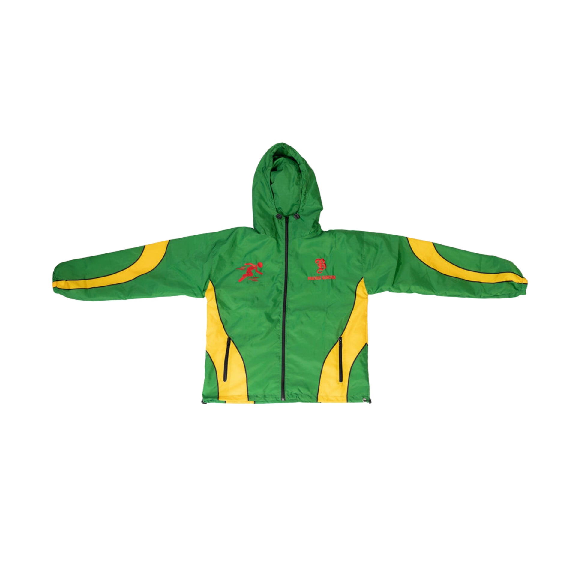 GREEN BACKEND RUNNER JACKET
