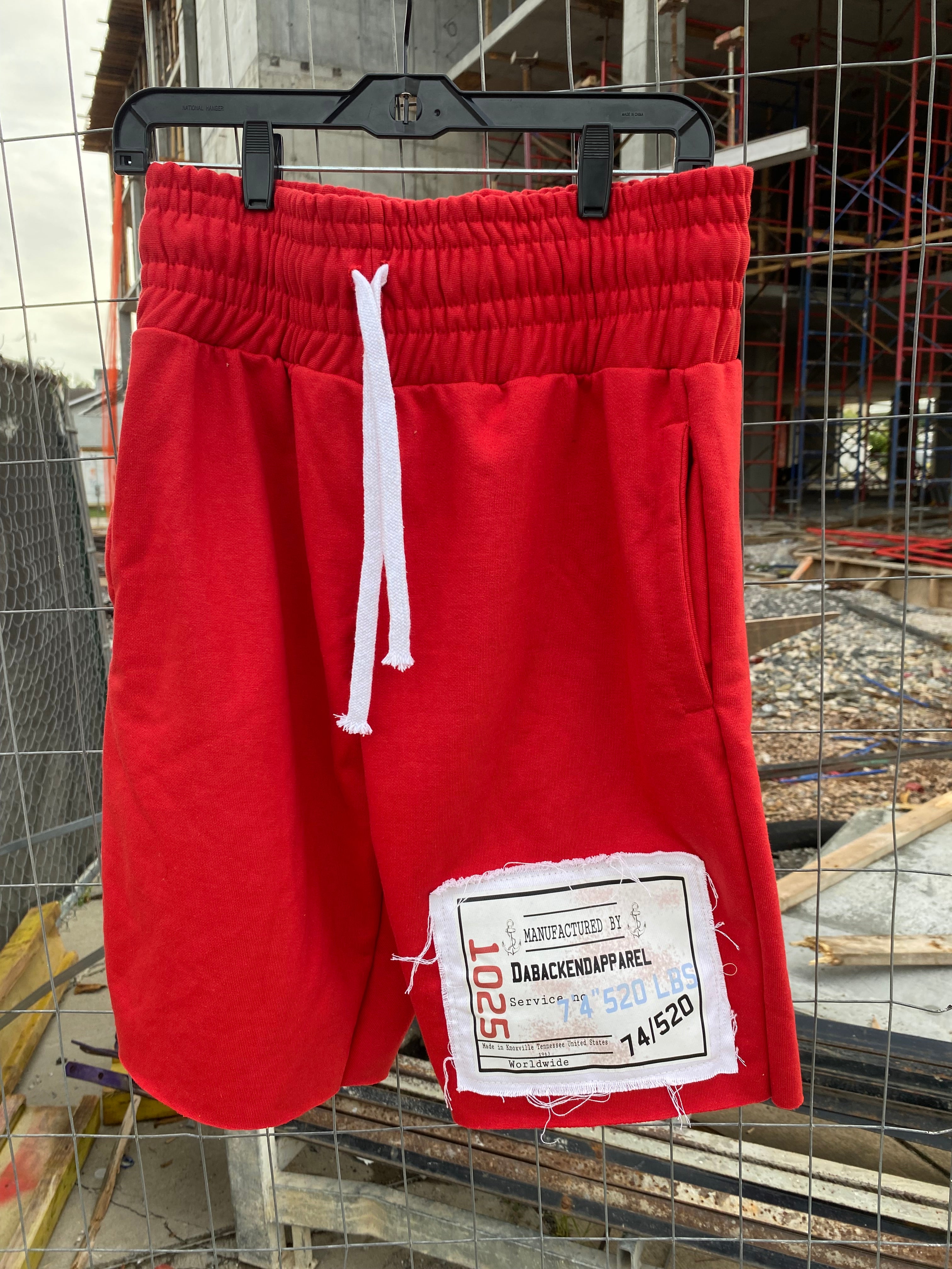 Manu uniform shorts (Red)