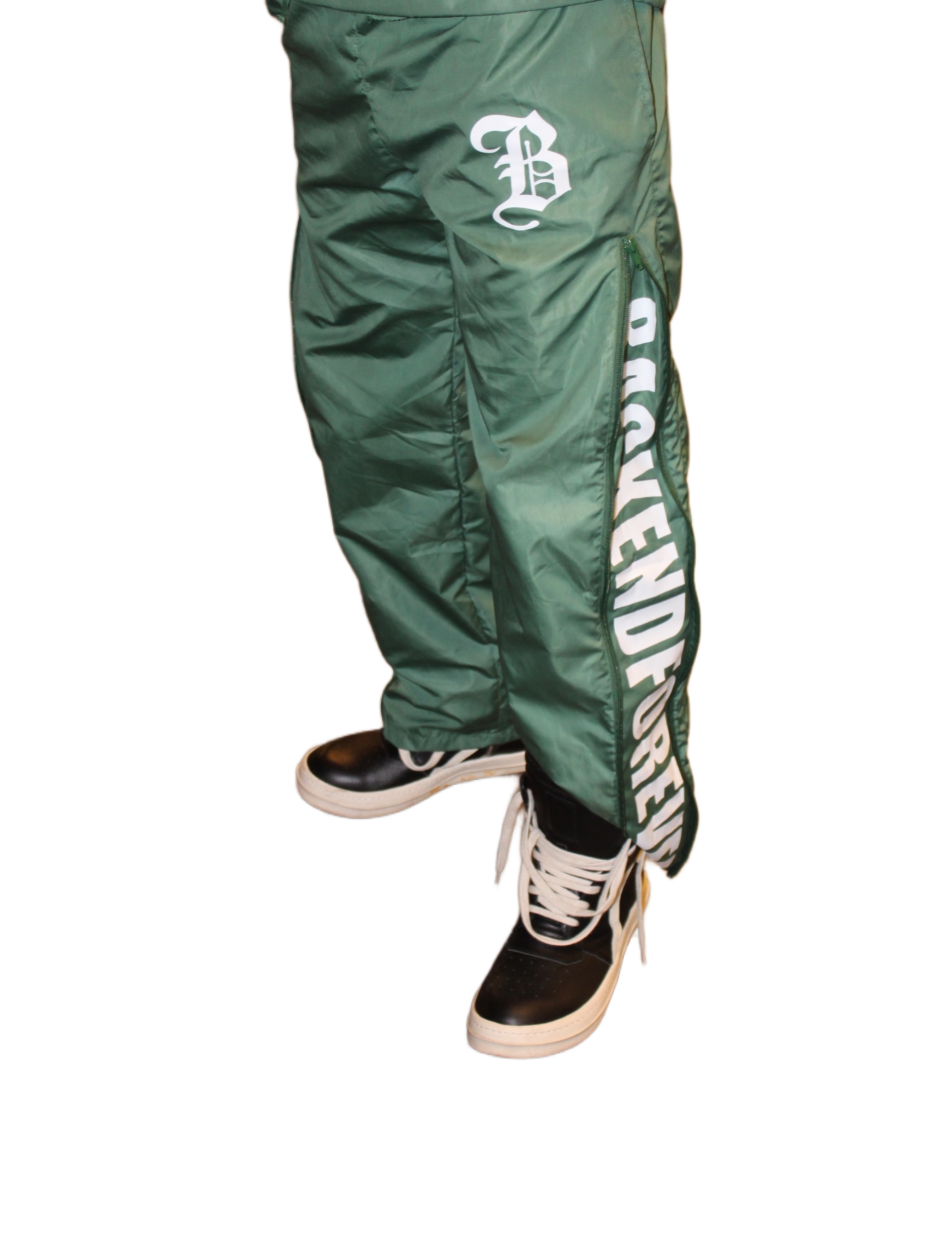 Ashy Green Windbreaker pants