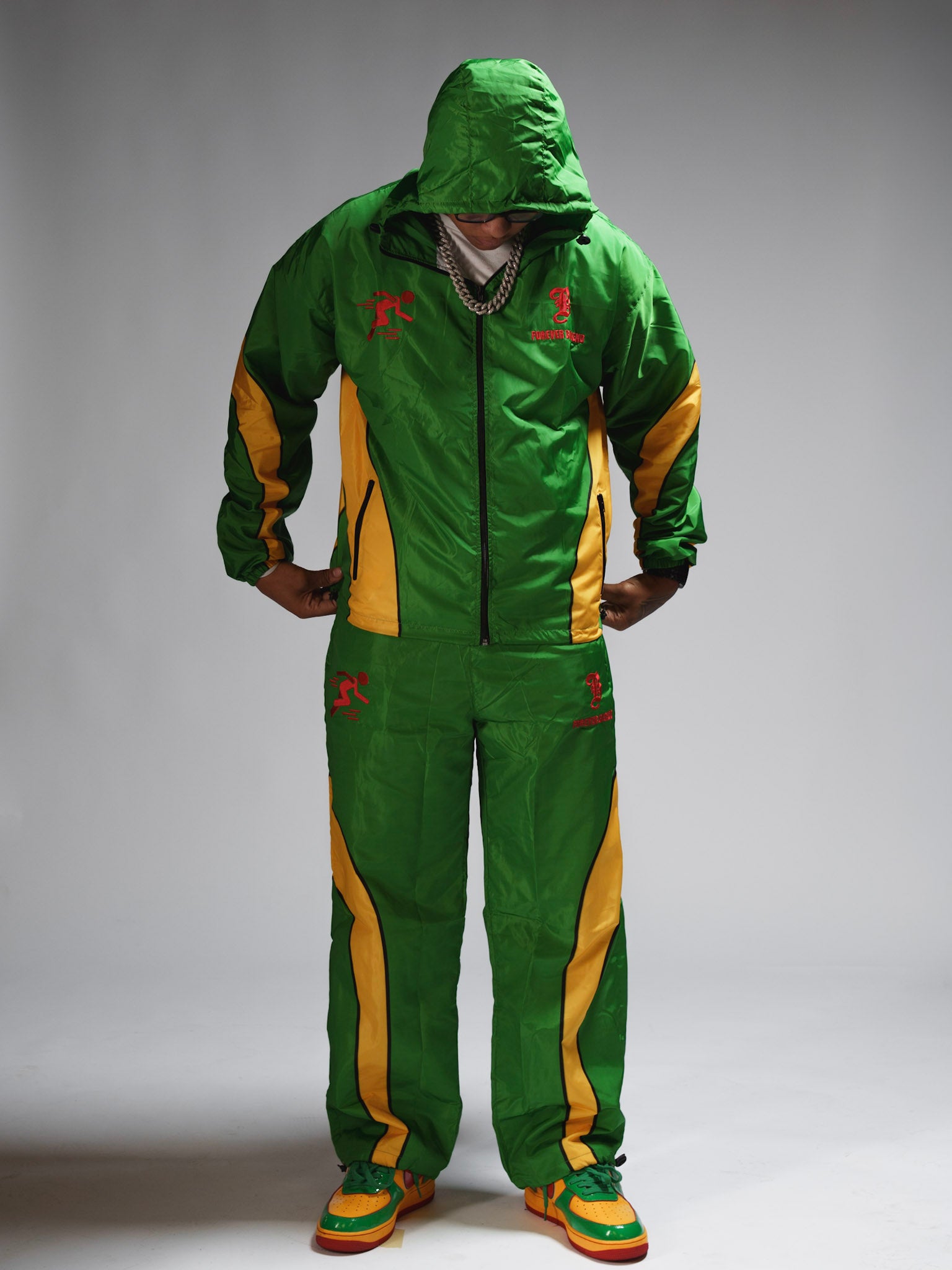 GREEN BACKEND RUNNER SET